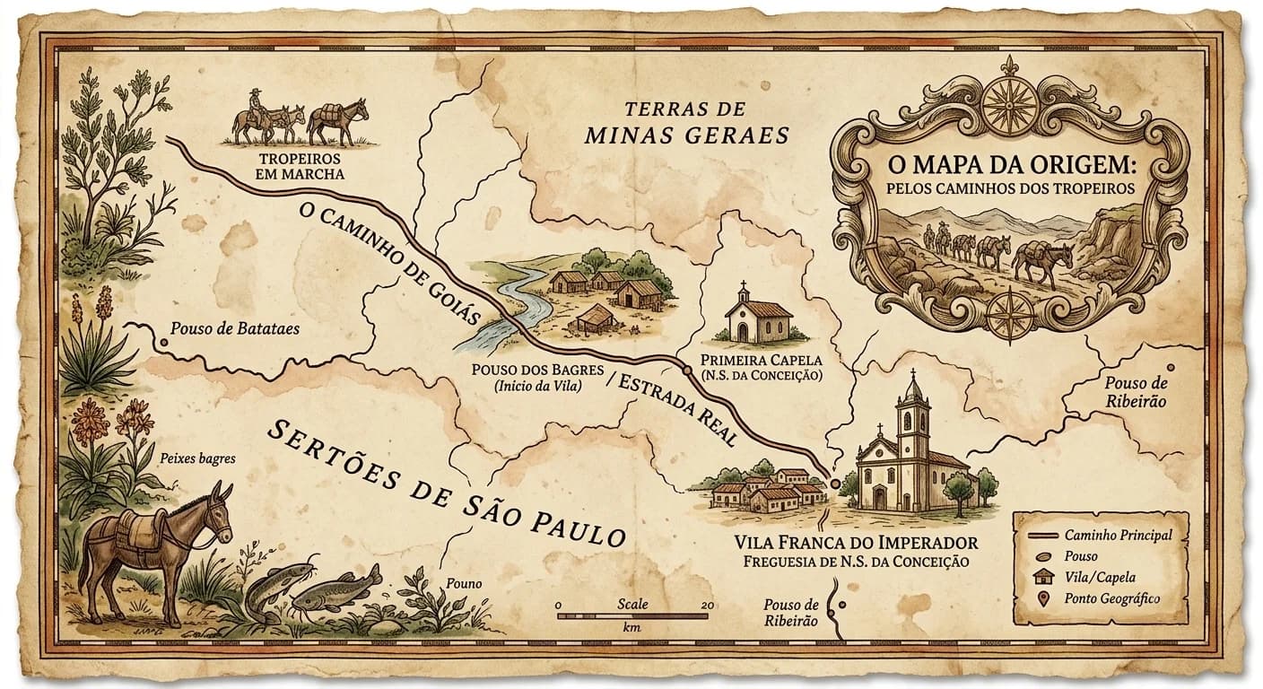 O Mapa da Origem: Pelos Caminhos dos Tropeiros