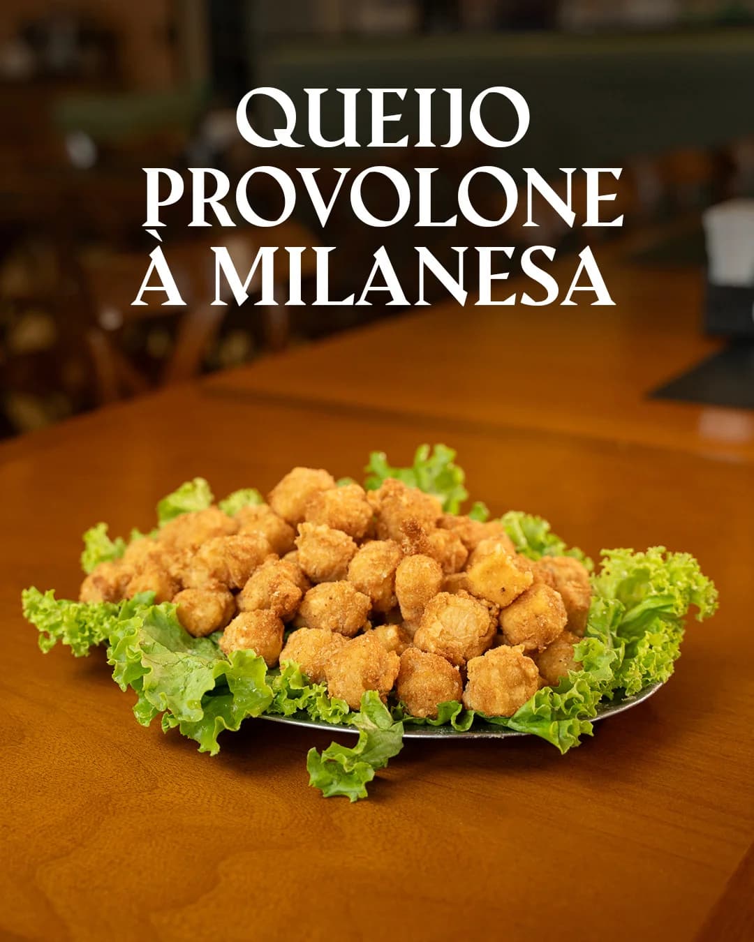 Queijo provolone à milanesa